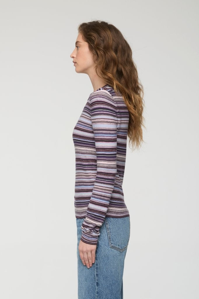 MADISON LONG SLEEVE CREW NECK SWEATER TEE