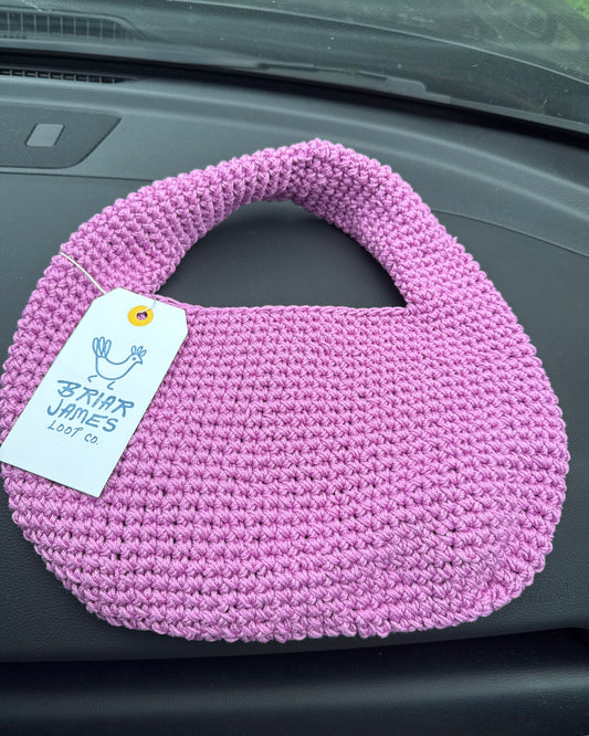 Crochet Donut Bag-Orchid