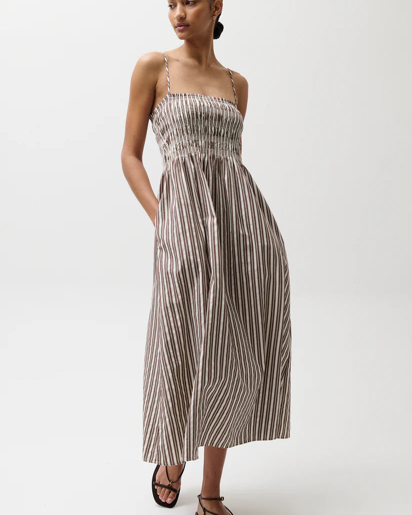 Bianca Shirred Bodice Dress