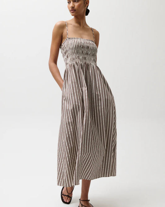 Bianca Shirred Bodice Dress