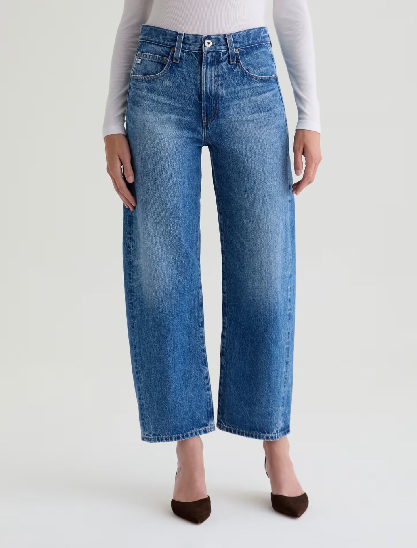 Hattie High-Rise Barrel Jean | Candid