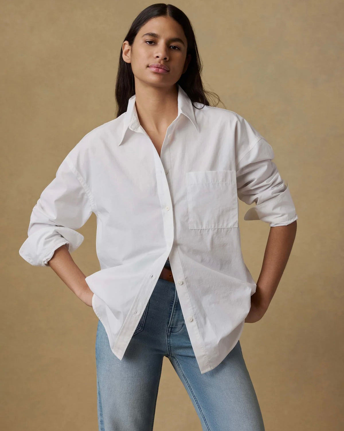 Coastal Poplin Relaxed Shirt