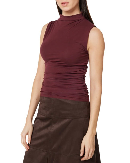 Sleeveless Gathered Top