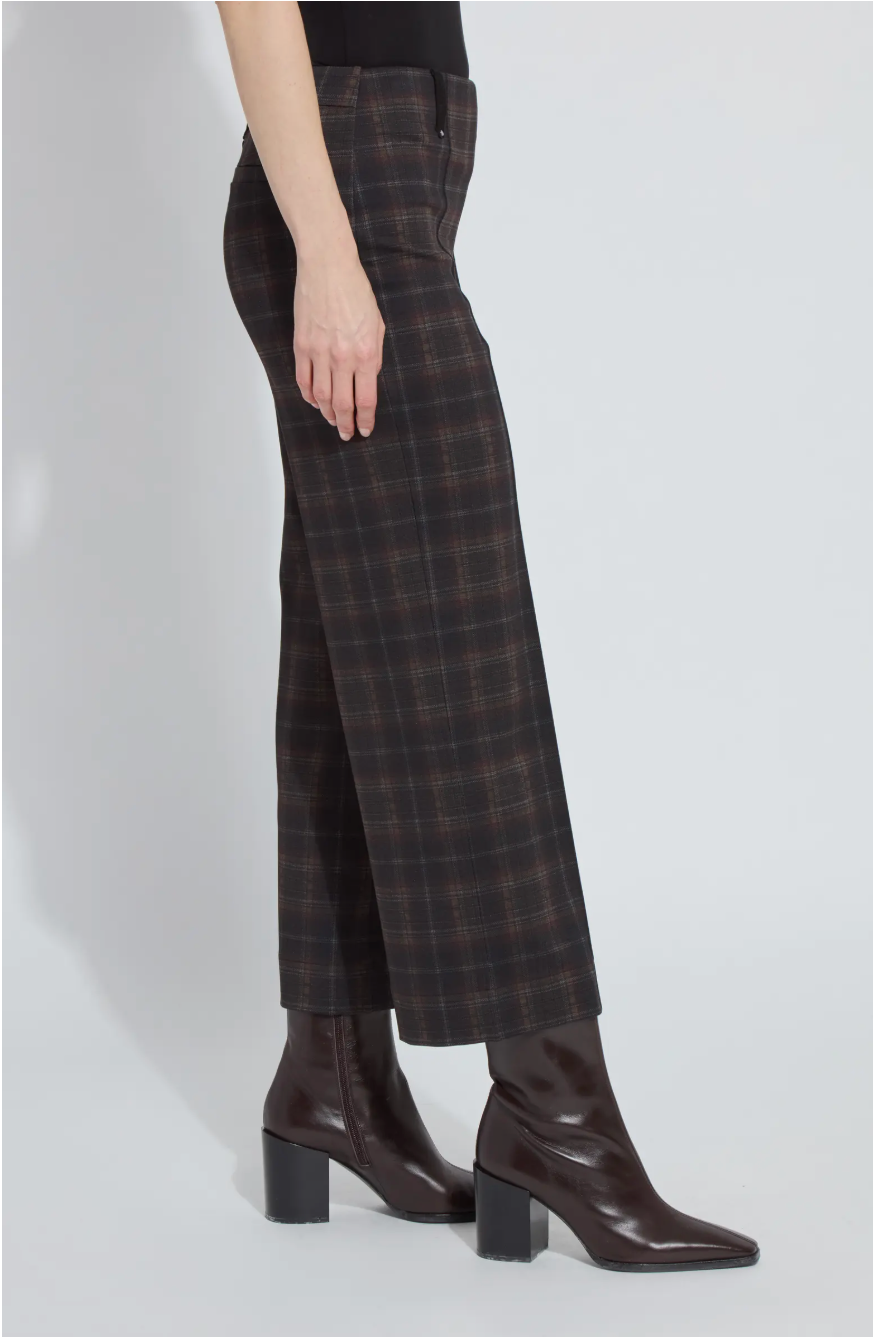 Livia Crop Pant - Dublin Plaid