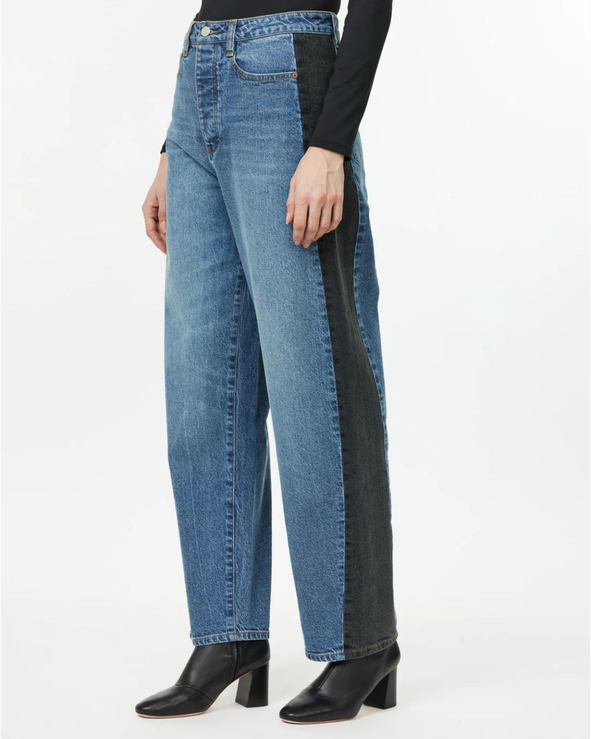 Two Tone Ankle Barrel