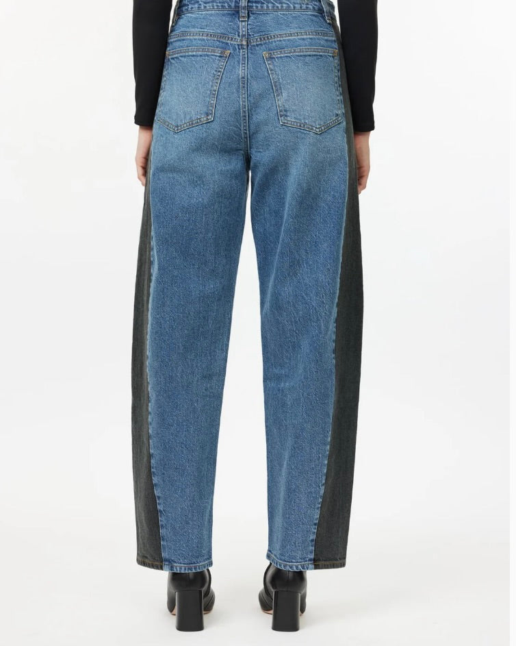 Two Tone Ankle Barrel