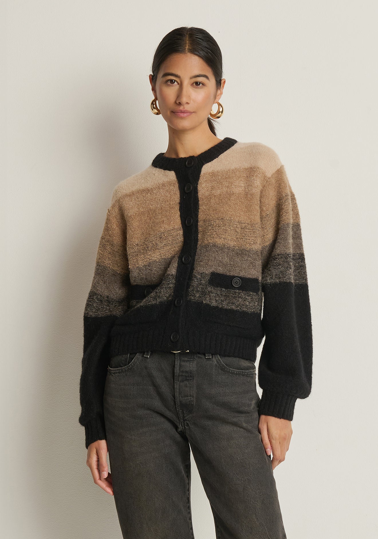 Tessa Ombre Cardigan