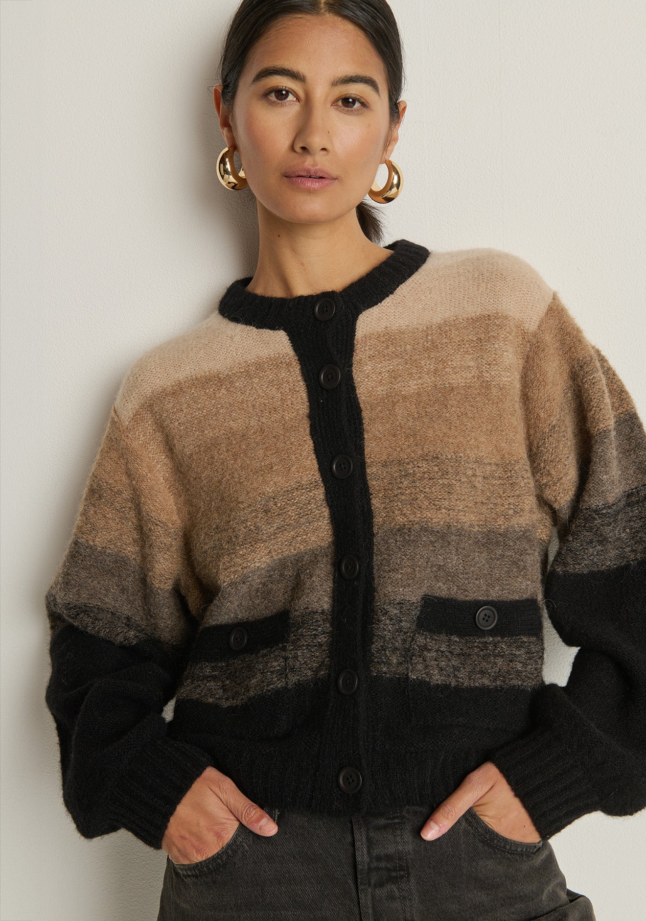 Tessa Ombre Cardigan