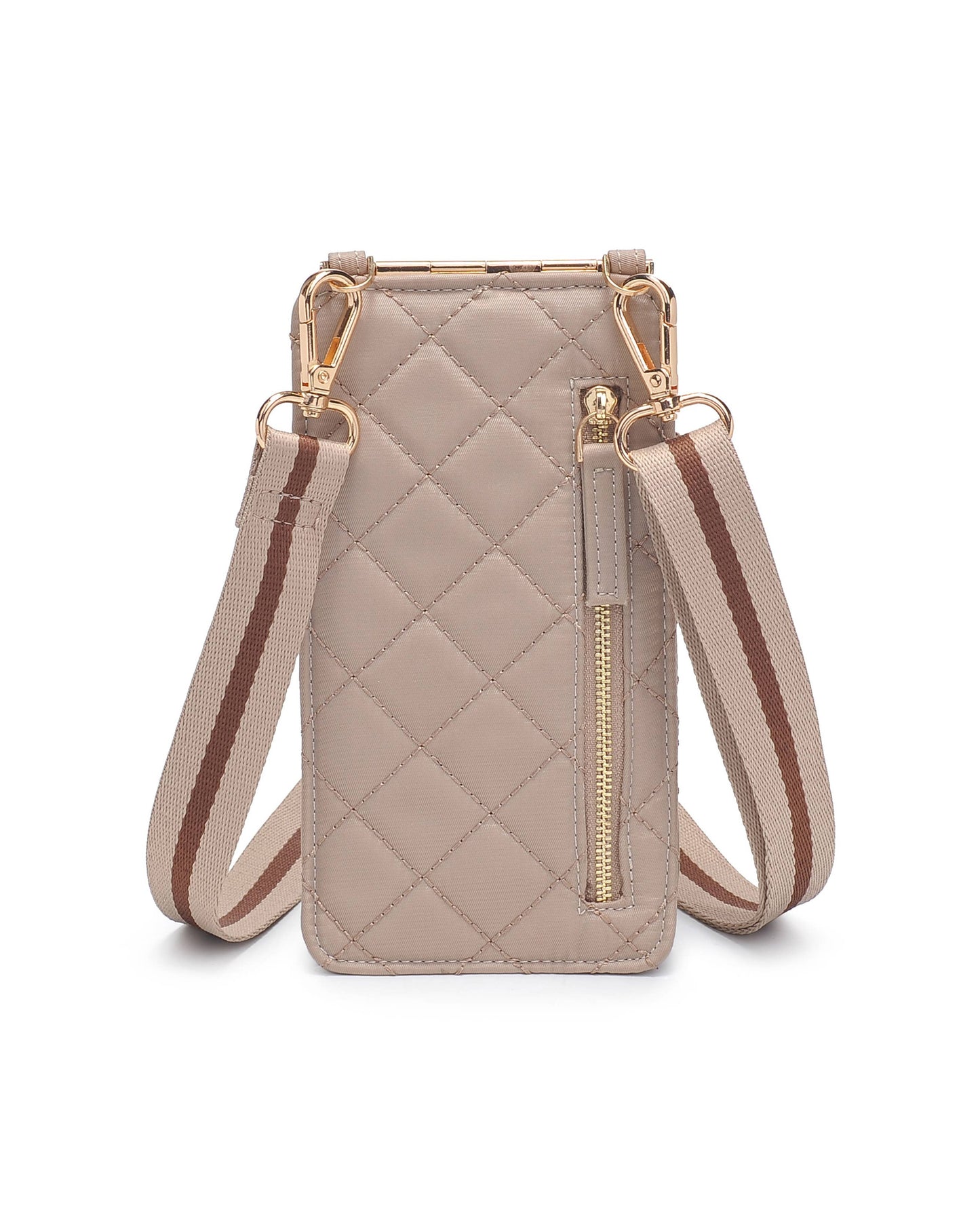 Duality - Quilted Cell Phone Crossbody: Black