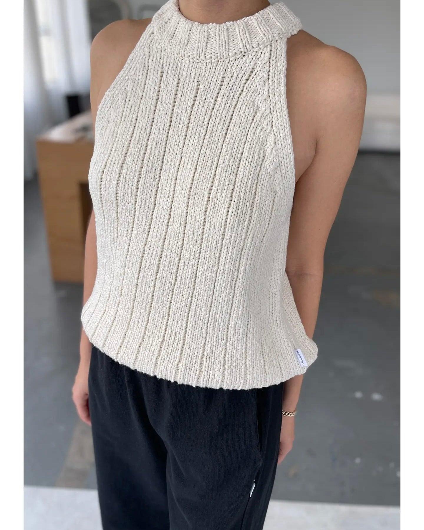 Claire Cotton Sweater Tank