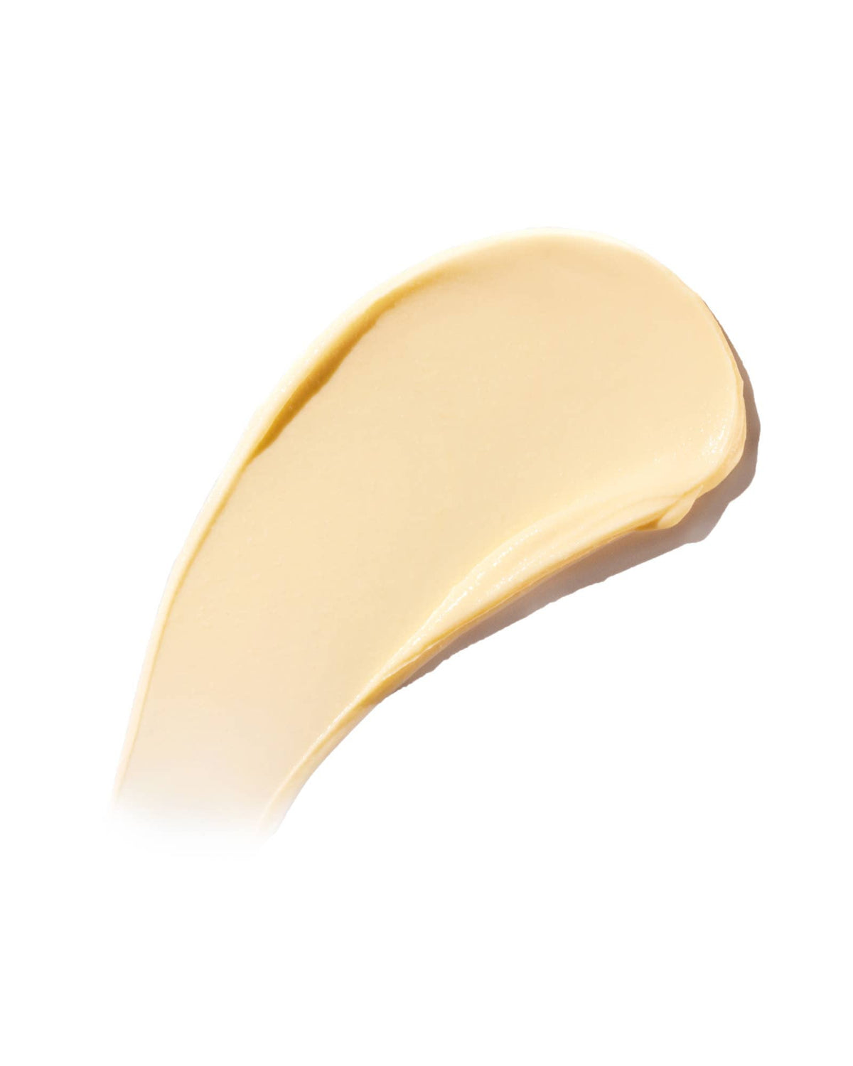 Beige cream swatch on a white background