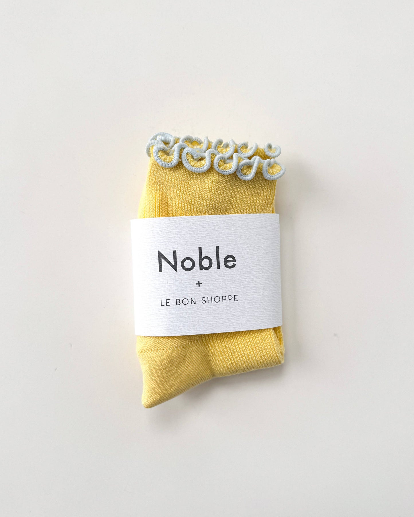 The Petite Ruffled Modal Socks
