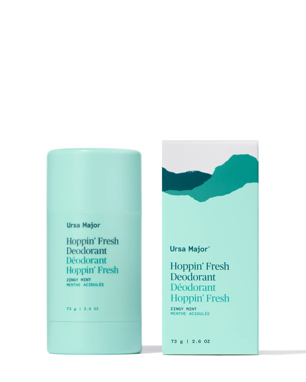 Ursa Major Hoppin' Fresh Deodorant and packaging on a white background