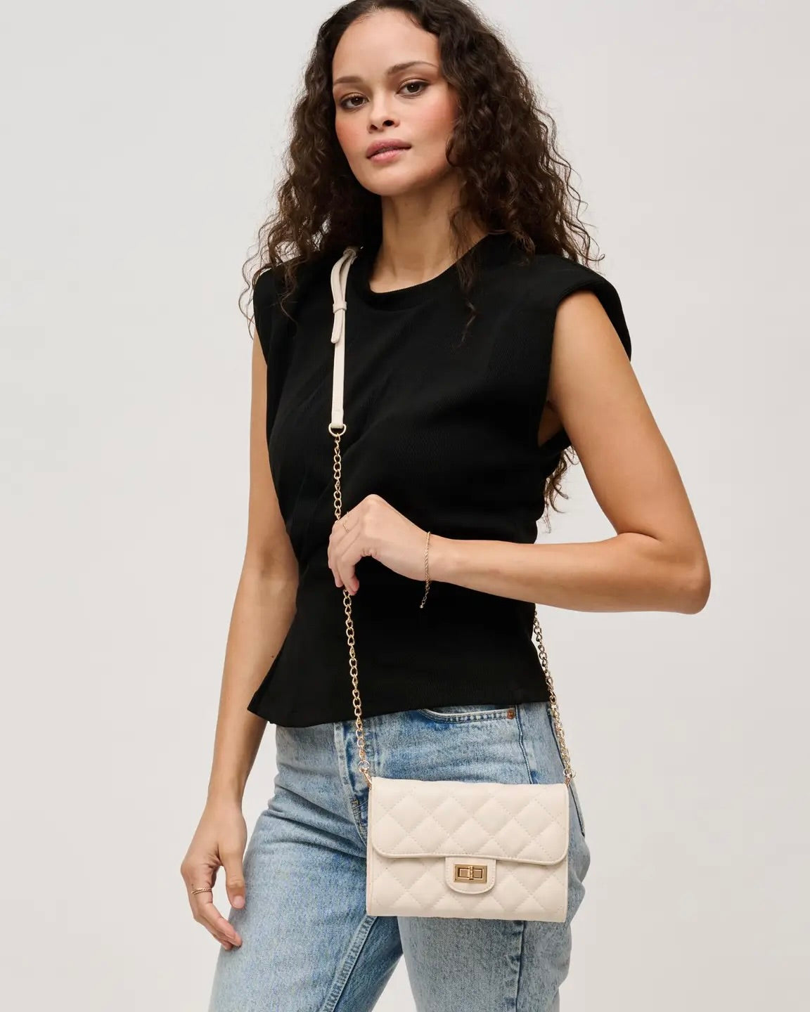 Winona Quilted Crossbody Bag