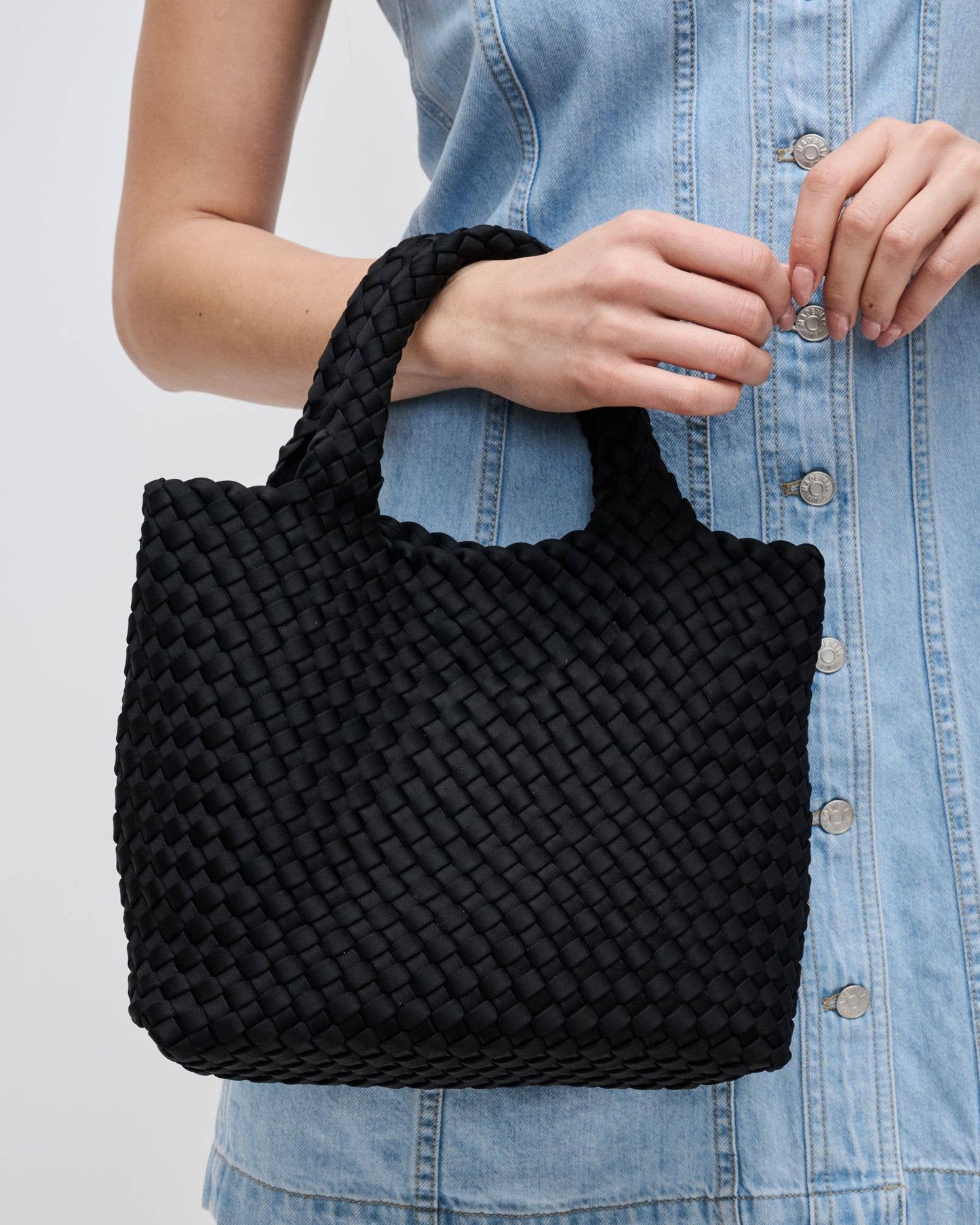 Sky's The Limit - Woven Neoprene Small Crossbody: Wine