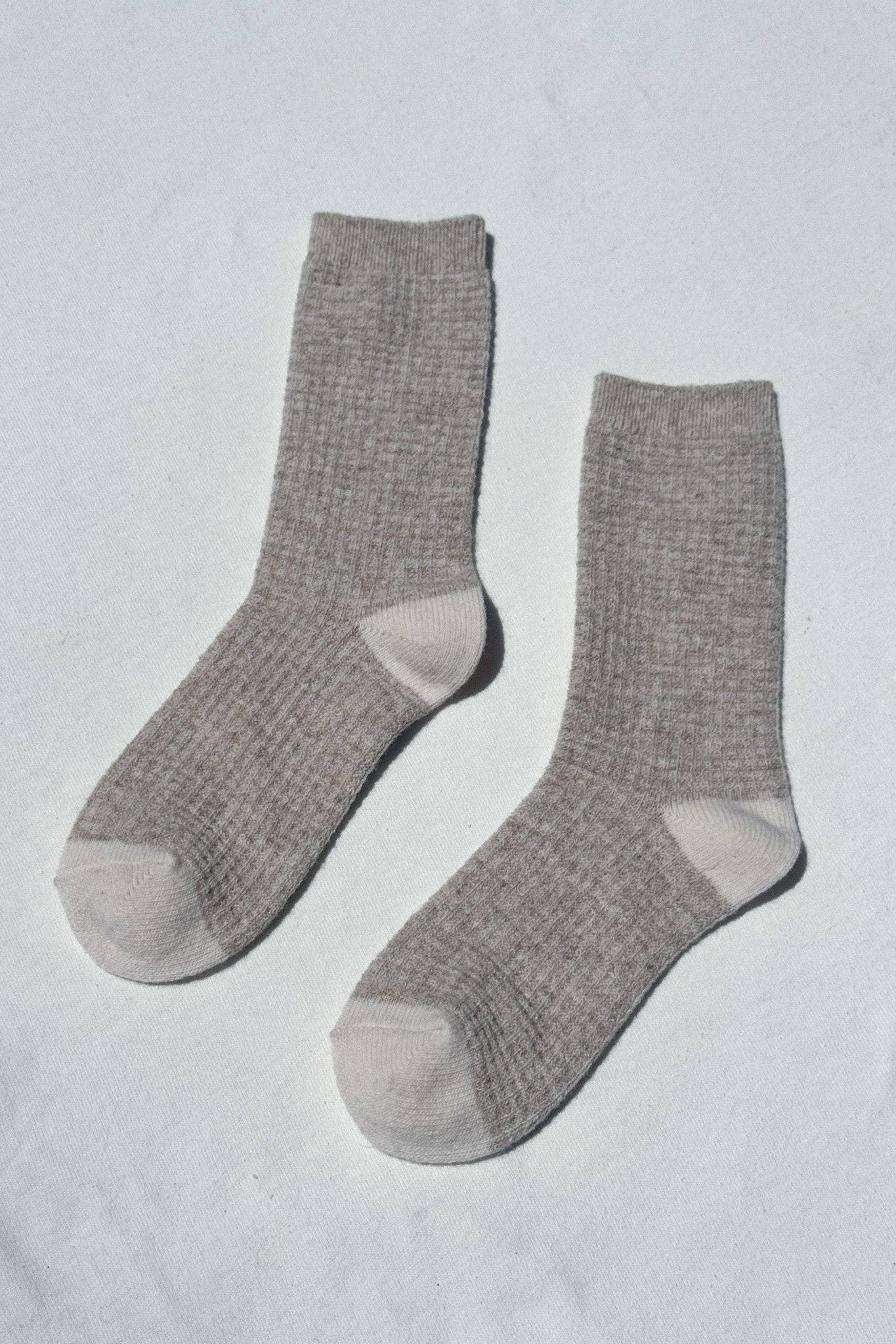 Wool Waffled Socks