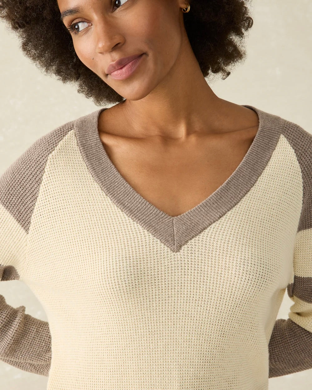 Faherty Throwback V Neck Sweater