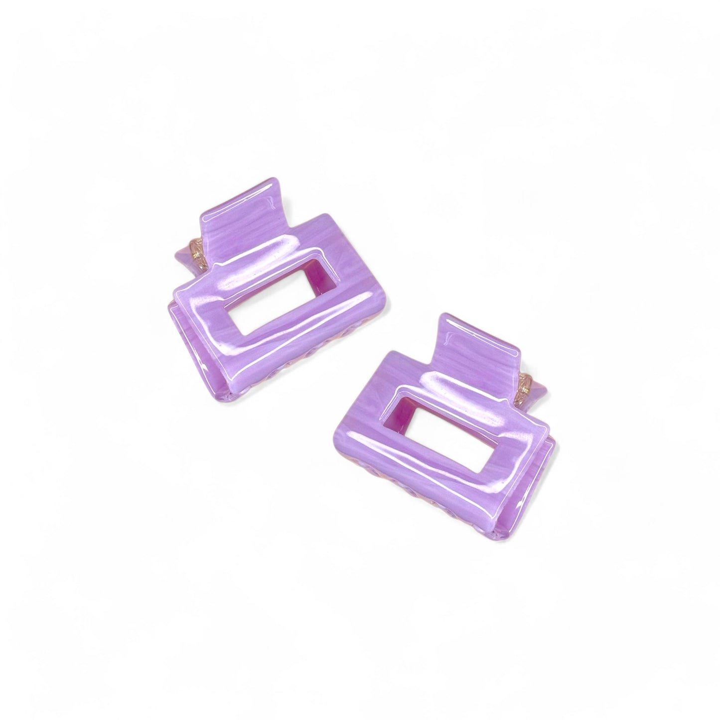 Ecofriendly Acetate 2 Pack Mini Square Claws - Spring Set