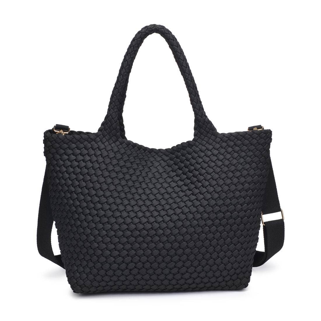 Sky's The Limit - Medium Laced Up Eco-Edition Tote: Beige