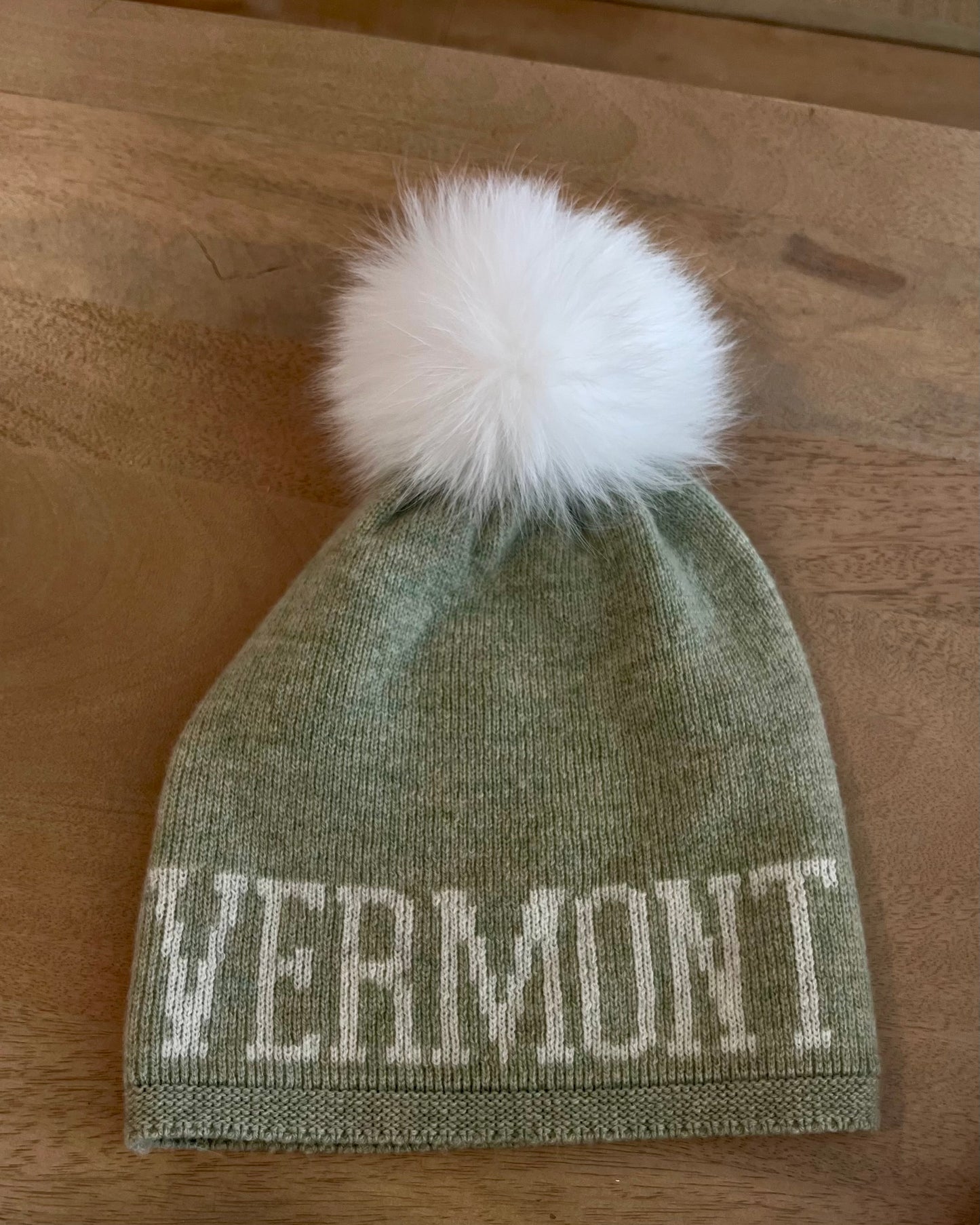 Cotton Cashmere VERMONT Pom Hat