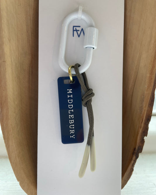 Middlebury Carabiner Bag Charm
