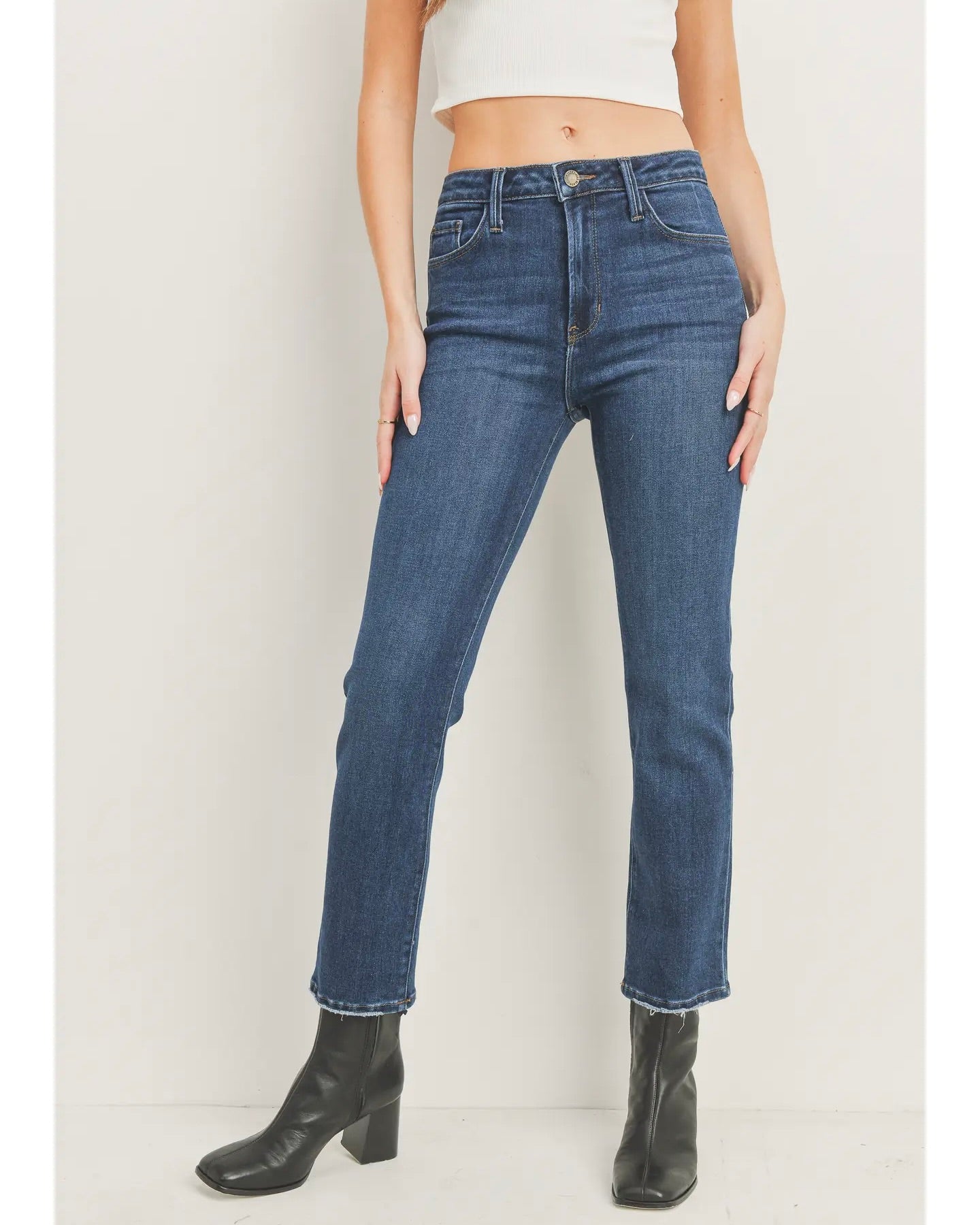 JBD Hem Distress Slim Straight