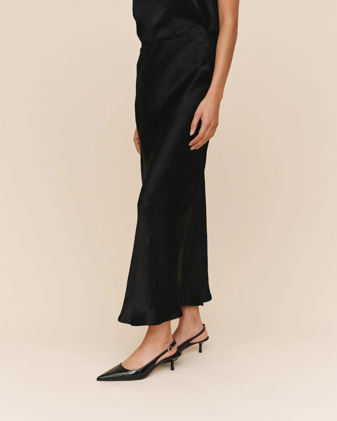 Sleek Bias Maxi Skirt