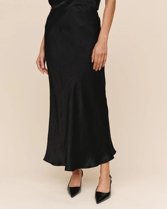 Sleek Bias Maxi Skirt