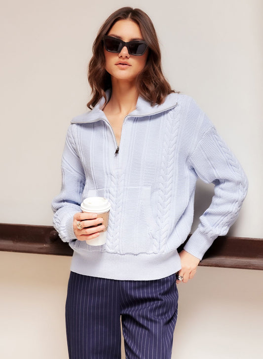 Karin Half Zip Sweater