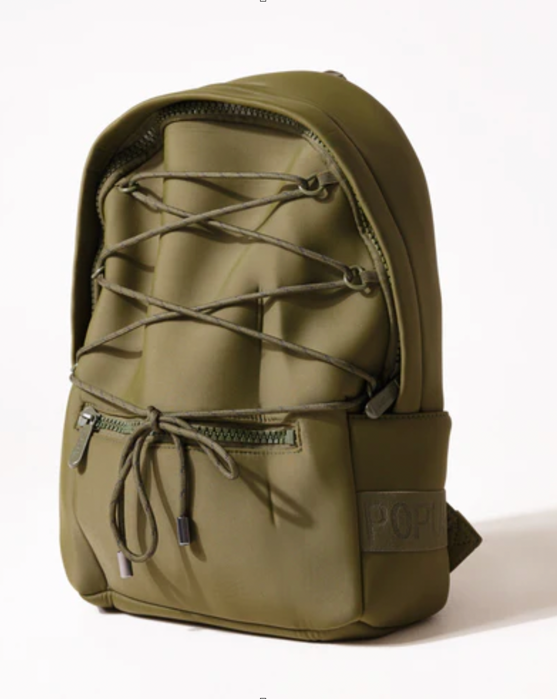 Image of Pop Ups Safari green Everyday backpack on a white background
