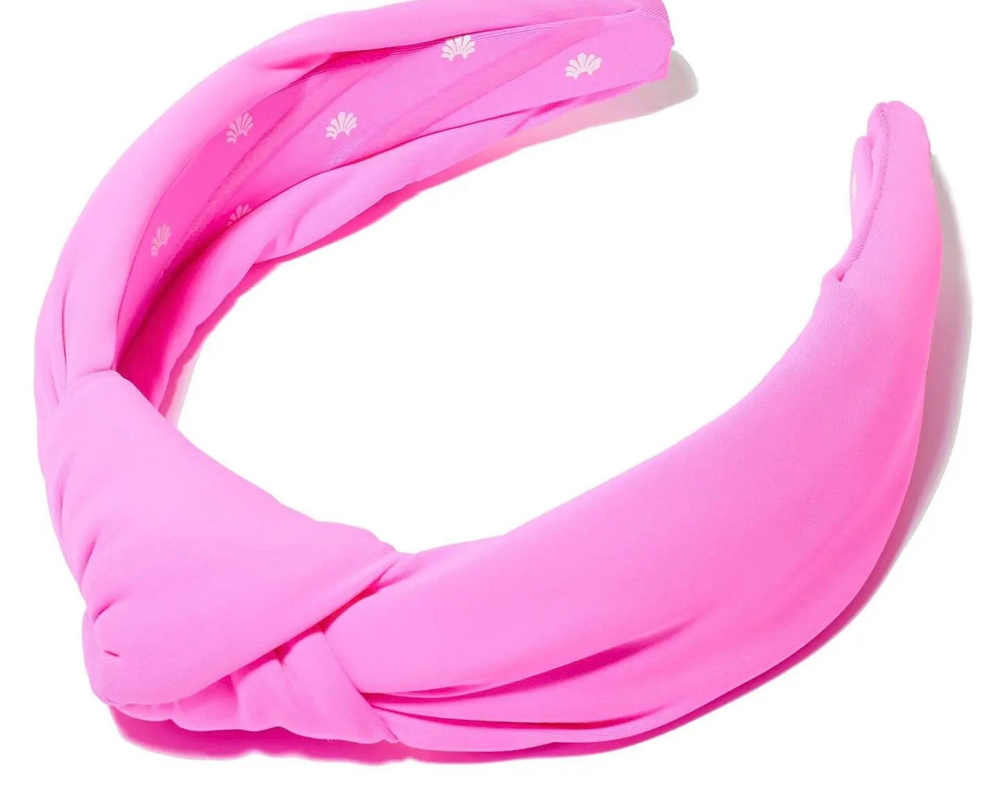 Image of Lele Sadoughi Magenta Neoprene Headband on a white background