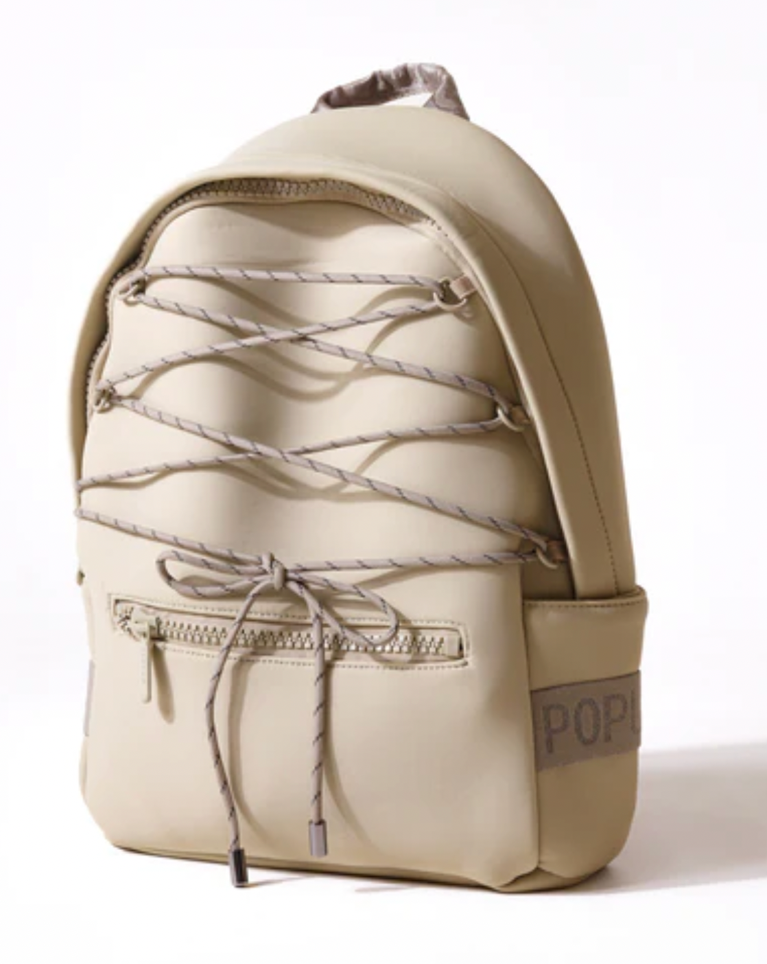 Image of Pop Ups Everyday Backpack in tan on a white background 