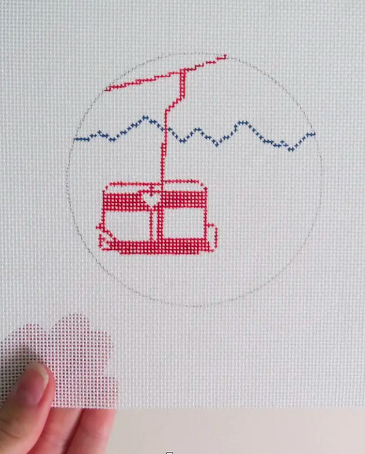 Double Chair Needlepoint