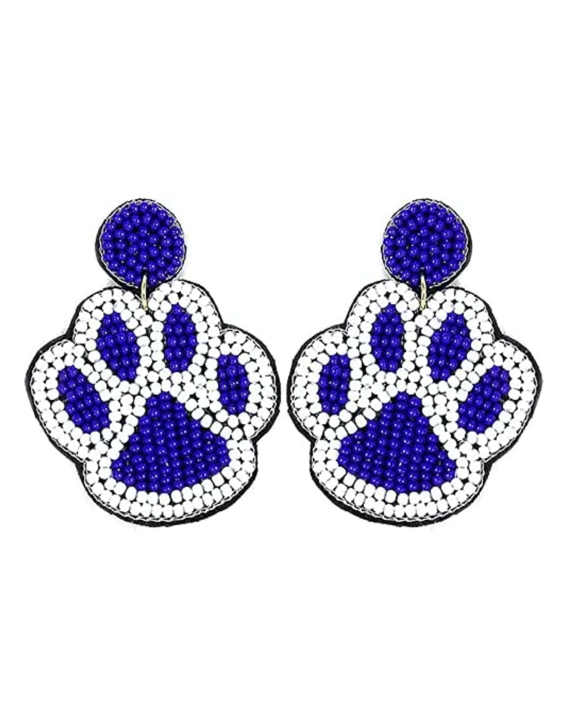 Middlebury College Panther Paw Earrings