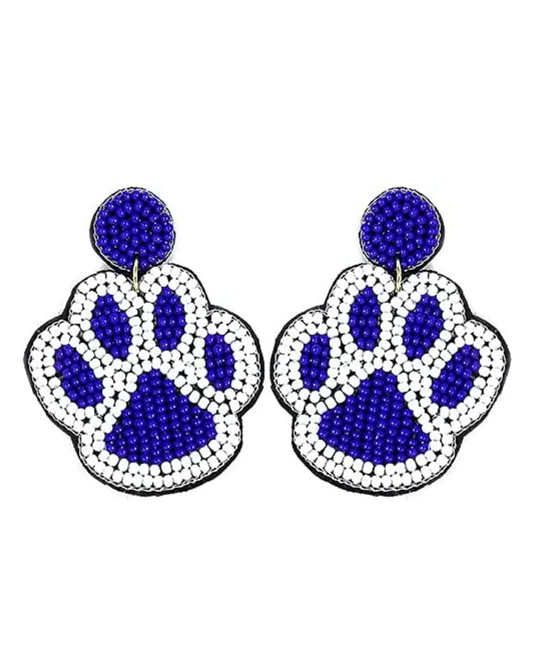 Middlebury College Panther Paw Earrings